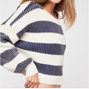 Free people cropped sweater.